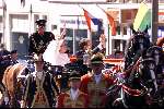 Den Haag 19 mei 2001
Prinses Laurentien Brinkhorst en Prins Constantijn trouwen voor de kerk.