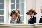 Den Haag16 september 2003
Prinsjes dag 2003.
Pieter v Vollenhoven en Prinses Margriet en Koningin Beatrix