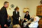 Amsterdam 18 november 2002
Prinses Margriet opent bejaardentehuis in Amsterdam.