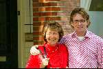Amsterdam 31 mei 2002
Prins Bernhard jr en prinses Margriet