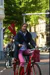 Amsterdam 1 juni 2002
Prinses Marilene op fiets