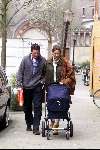 Amsterdam 23 april 2001
Prins Maurits en Prinses Marilene met Prinses Anna in de kinderwagen