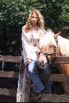 Gulpen 21 juli 2002
Vivian Reys 
met paard