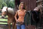 Gulpen 21 juli 2002
Vivian Reys 
met paard