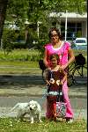 Amsterdam 27 juni 2003
Xandra brood met hond en lola
tatoeage