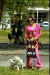 Amsterdam 27 juni 2003
Xandra brood met hond en lola
Tatoeage