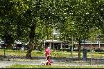 Amsterdam 27 juni 2003
Xandra brood met hond en lola