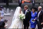 Utrecht 8 juli 2000
Trouwen  Prins Bernhard Jr en Annette Sekreve in domtoren in Utrecht.
Prinses Margriet en Pieter v Vollenhoven