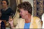 Noordwijk 10 september 2000
Uitreiking CD  van Prinses Cristina met een glaasje champagne