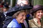Utrecht 8 juli 2000
Trouwen  Prins Bernhard Jr en Annette Sekreve in domtoren in Utrecht.
prinses Margriet