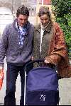 Amsterdam 23 april 2001
Prins Maurits en Prinses Marilene met Prinses Anna in de kinderwagen