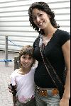 Harderwijk 28 juni 2004
Premiere show in dolfinarium. 
Annemarie Engelkes zwanger met dochter