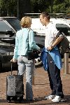 Amsterdam 8 juni 2004
Arjen Robben met vriendin bij vertrek Nederlands elftal naar Portugal.