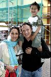 Harderwijk 28 juni 2004
Premiere show in dolfinarium.  
Armando Borsato met vriendin