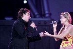 Rotterdam 10 juni 2004
Marco Borsato in de kuip. 
Do zangeres met Marco