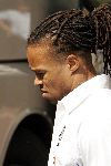 Amsterdam 8 juni 2004
Edgar Davids bij vertrek Nederlands elftal naar Portugal.