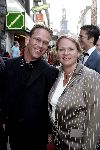 Amsterdam 1 juni 2004
Premiere Harry Potter in Tuschinski .
Edgar Hamer met vrouw