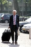 Amsterdam 8 juni 2004
Eef Brouwers bij vertrek Nederlands elftal naar Portugal.
