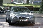 Amsterdam 8 juni 2004
Ronald de Boer met BMW 645 cabrio bij vertrek Nederlands 11 naar Portugal.