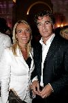 Amsterdam 11 juli 2004
Show van Wolford in het vAmstel hotel.  
Ghislaine Otto met Fred Reuter