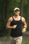 Amsterdam 1 juni 2004
Gerard Joling trainend in amsterdamse bos