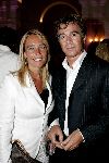 Amsterdam 11 juli 2004
Show van Wolford in het vAmstel hotel.  
Ghislaine Otto met Fred Reuter