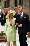 Den Haag 12 juni 2004
Doop Prinses Amalia in grote kerk Den Haag.
Groothertog van Luxemburg met vrouw
Groothertog Hendrik