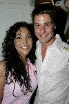 Bloemendaal 2 juni 2004
Feest Jacky bij strandtent Vroeger. 
Hind Idols en Eloy de Jong