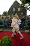 Geffen 10 Juli 2004
Trouwen Ruud v Nistelrooy met zijn Leontien Slaats
Jan Visser met vrouw