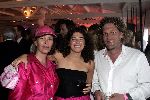 Bloemendaal 2 juni 2004
Feestje Jacky bij strandtent Vroeger.
Nicole des  Bouvrie en Jean Marc des Bouvrie