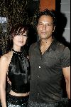Amsterdam 17 juni 2004
Feestje Playboy in convention Center.
Jennifer de Jong met man Mike Klewel