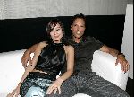 Amsterdam 17 juni 2004
Feestje Playboy in convention Center.
Jennifer de Jong met haar man Mike Klewel