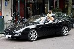 Amsterdam 27 juni 2004
Jort Kelder in Maserati cabrio op de Cornelis Schuytstraat.