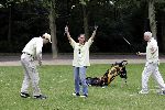 Amsterda 26 mei 2004
Golfwedstrijd  in vondelpark met oa 
Josefine v Asdonk en Stephen Lovey