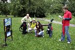 Amsterda 26 mei 2004
Golfwedstrijd  in vondelpark met oa 
Josefine v Asdonk en Stephen Lovey