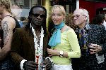Amsterdam 6 juni 2004
Expositie  stip gallery in amsterdam.
Regilio Tuur met Kim BB