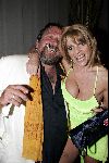 Amsterdam 17 juni 2004
Feestje Playboy in convention Center.
Henk Schiffmacher en Sexy Kim Holland