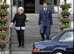 Soestdijk 29 juni 2004
93e Verjaardag Prins Bernhard op Soestdijk.
koningin Beatrix.