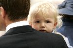 Den Haag 12 juni 2004
Doop Prinses Amalia in grote kerk Den Haag.
Prins Maurits met zoontje Lucas v Vollenhoven
Peter Smulders bv