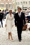 Den Haag 12 juni 2004
Doop Prinses Amalia in grote kerk Den Haag.
Mabel Wisse Smit en Prins Friso
Peter Smulders bv