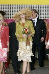 Den Haag 17 juni 2004
Maxima met hoed bij opening van nieuwe gebouw van OCW.
Maria v d Hoeven