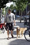 Amsterdam 16 juni 2004
Mike Starink met hond