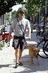 Amsterdam 16 juni 2004
Mike Starink met hond