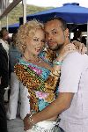 Bloemendaal 2 juni 2004
Feestje Jacky bij strandtent Vroeger.
Monique Sluyter met vriend