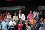 Rotterdam 10 juni 2004
Optreden Marco Borsato in de kuip.   
Leontine Borsato en Natasja Froger