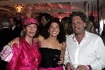 Bloemendaal 2 juni 2004
Feestje Jacky bij strandtent Vroeger.
Nicole des  Bouvrie en Jean Marc des Bouvrie