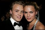 Amsterdam 1 juni 2004
Premiere Harry Potter in Tuschinski .
Nicolette v Dam met broer