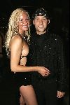 Amsterdam 17 juni 2004
Feestje Playboy in convention Center.
Oscar Kazan met vriendin