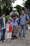 Harderwijk 28 juni 2004
Premiere show in dolfinarium. 
Peter Paul Hasselbach met kinderen