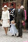 Den Haag 12 juni 2004
Doop Prinses Amalia in grote kerk Den Haag.
PrinsBernhard jr met Isabella en Prinses Annette